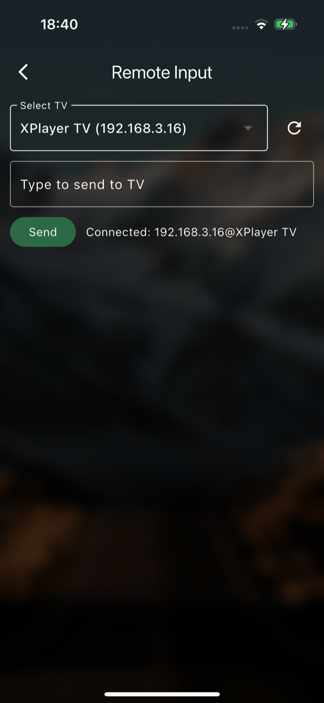 XPlayer phone-to-TV remote